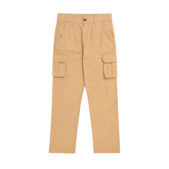 Beige - Front - Mountain Warehouse Mens Merrick Natural Cargo Pants