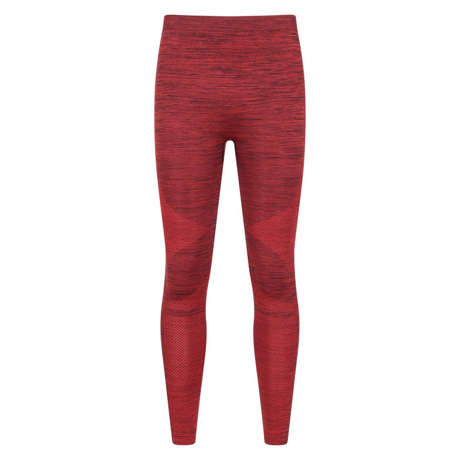 Red - Front - Mountain Warehouse Mens Slalom Seamless Base Layer Bottoms