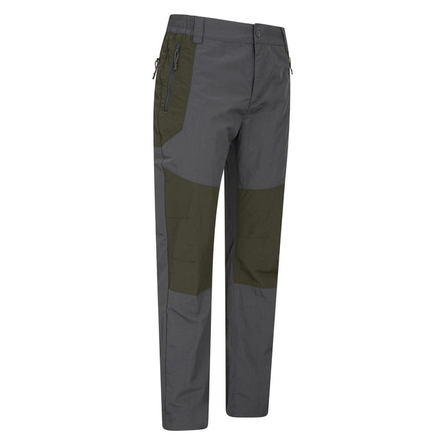 Gray - Side - Mountain Warehouse Mens Explore Hiking Trousers