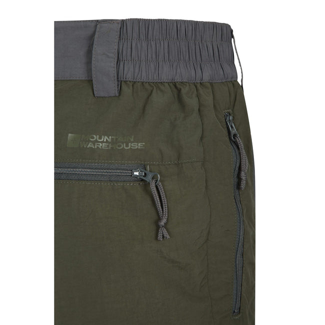 Gray - Pack Shot - Mountain Warehouse Mens Explore Hiking Trousers