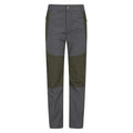 Gray - Front - Mountain Warehouse Mens Explore Hiking Trousers