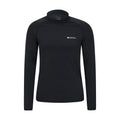 Black - Front - Mountain Warehouse Mens Long-Sleeved Rash Guard