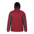 Red - Pack Shot - Mountain Warehouse Mens Thunderstorm 3 in 1 Waterproof Jacket