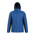 Blue - Pack Shot - Mountain Warehouse Mens Thunderstorm 3 in 1 Waterproof Jacket