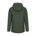Green - Back - Mountain Warehouse Childrens-Kids Forest Longline Waterproof Jacket