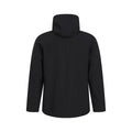 Black - Back - Mountain Warehouse Mens Route Waterproof Jacket