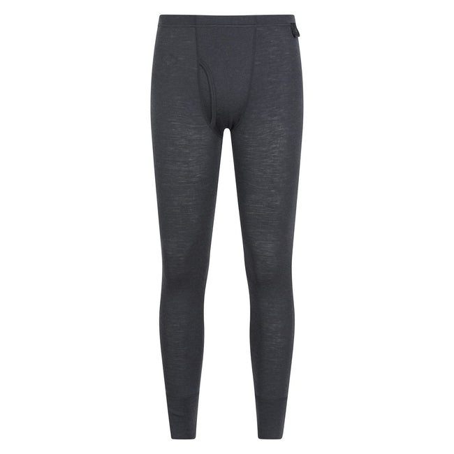 Dark Grey - Front - Mountain Warehouse Mens Merino Wool Bottoms