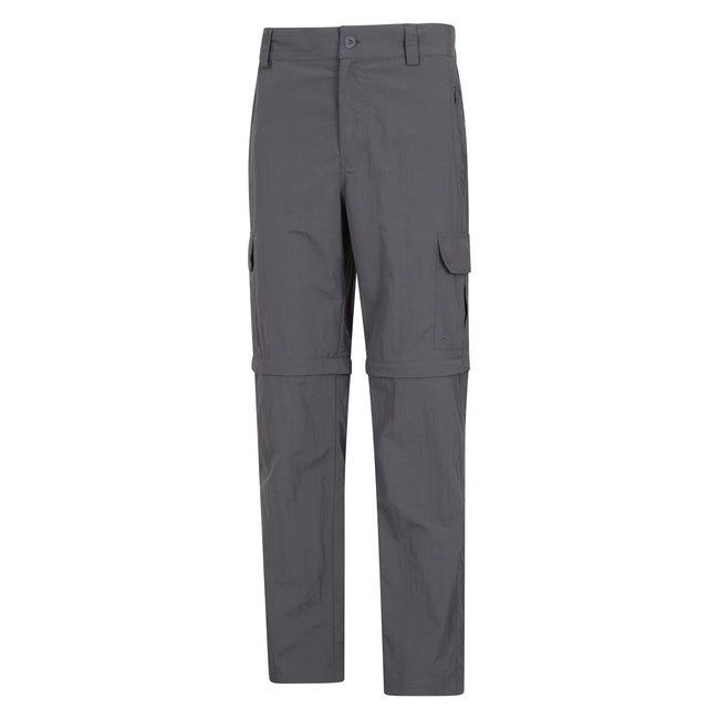 Gray - Lifestyle - Mountain Warehouse Mens Explore Convertible Pants