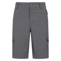 Gray - Pack Shot - Mountain Warehouse Mens Explore Convertible Pants