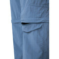 Blue - Pack Shot - Mountain Warehouse Mens Explore Convertible Pants