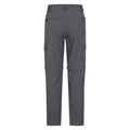 Gray - Back - Mountain Warehouse Mens Explore Convertible Pants