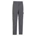 Gray - Side - Mountain Warehouse Mens Explore Convertible Pants
