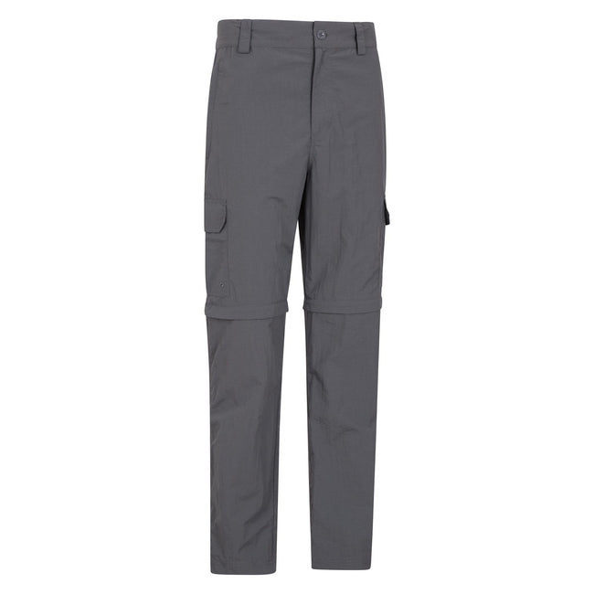 Gray - Side - Mountain Warehouse Mens Explore Convertible Pants