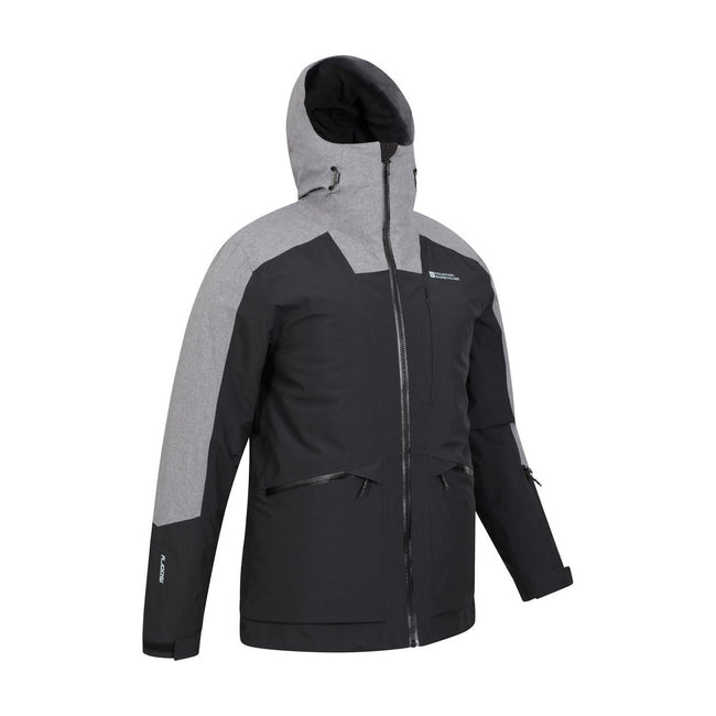 Black - Side - Mountain Warehouse Mens Orion Ski Jacket
