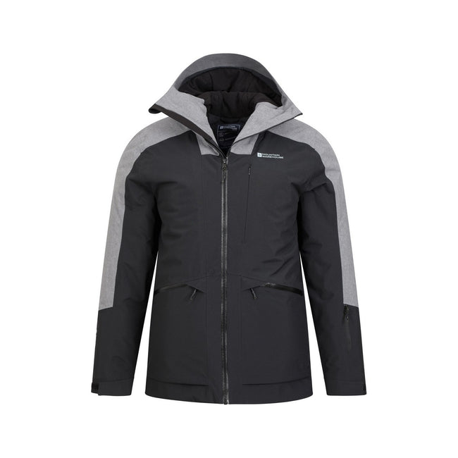 Black - Pack Shot - Mountain Warehouse Mens Orion Ski Jacket
