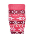 Pink-White - Lifestyle - Mountain Warehouse Womens-Ladies IsoCool Patterned Ski Socks