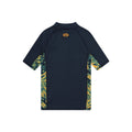 Dark Blue - Back - Animal Childrens-Kids Kai Printed Rash Guard