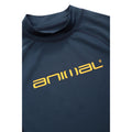 Dark Blue - Side - Animal Childrens-Kids Kai Printed Rash Guard