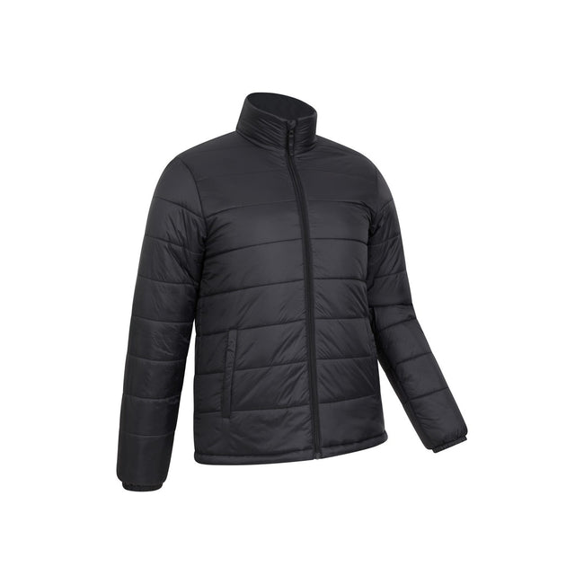 Black - Lifestyle - Mountain Warehouse Mens Essentials Lightweight Padded Jacket