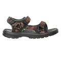 Green-Black - Back - Mountain Warehouse Mens Crete Camo Sandals