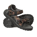 Green-Black - Pack Shot - Mountain Warehouse Mens Crete Camo Sandals