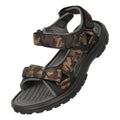 Green-Black - Front - Mountain Warehouse Mens Crete Camo Sandals