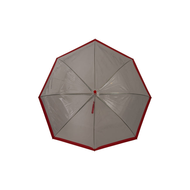 Clear-Red - Lifestyle - Mountain Warehouse Dome Stick Umbrella