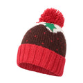 Red-Brown-White - Pack Shot - Mountain Warehouse Christmas Pudding Beanie