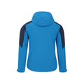 Blue - Back - Mountain Warehouse Mens Radius Recycled Soft Shell Jacket