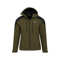 Green - Pack Shot - Mountain Warehouse Mens Radius Recycled Soft Shell Jacket