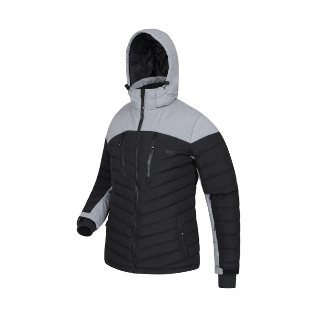 Black - Side - Mountain Warehouse Mens Vulcan Padded Ski Jacket
