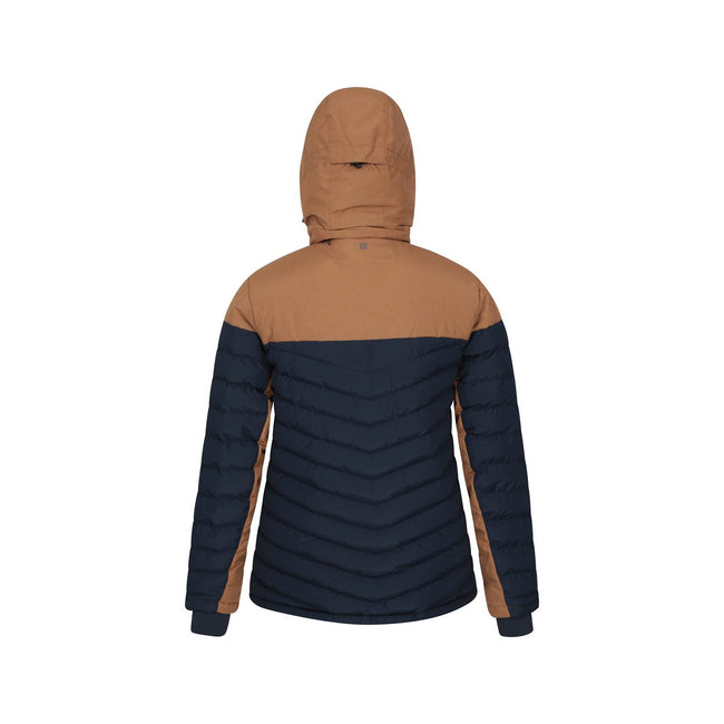 Tan - Back - Mountain Warehouse Mens Vulcan Padded Ski Jacket