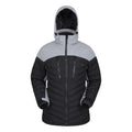 Black - Front - Mountain Warehouse Mens Vulcan Padded Ski Jacket