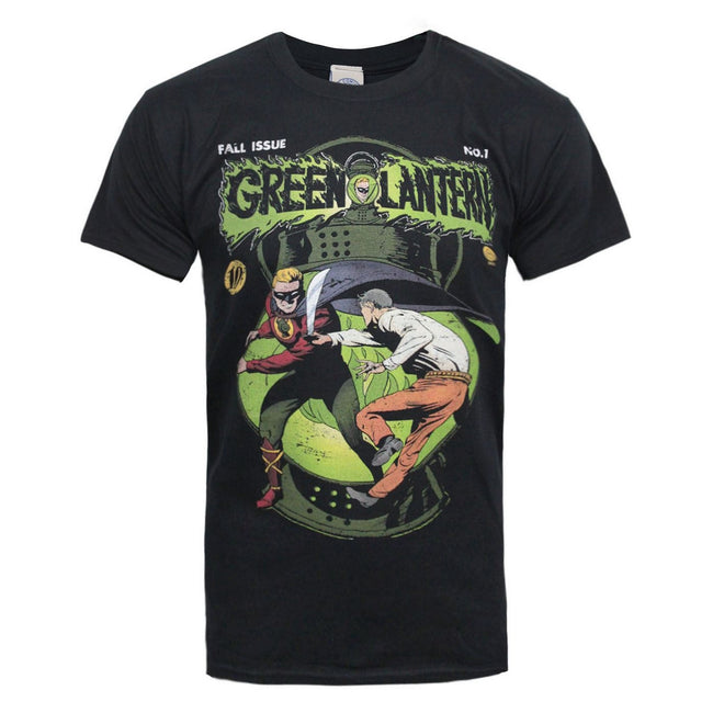 Gray - Front - Green Lantern Official Mens Comic T-Shirt
