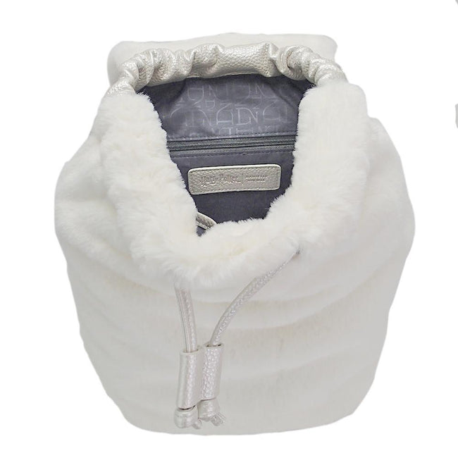 White - Back - Danielle Nicole Harry Potter Hedwig Fluffy Knapsack