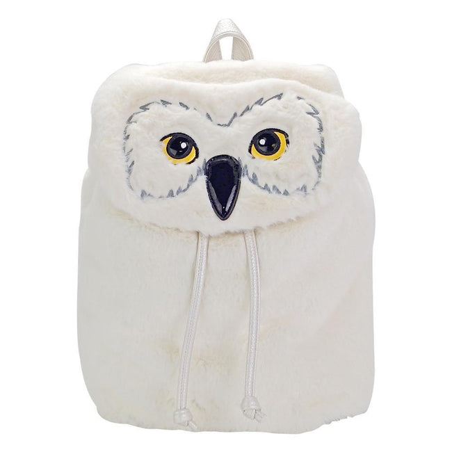White - Front - Danielle Nicole Harry Potter Hedwig Fluffy Knapsack