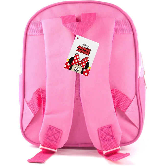 Pink - Back - Disney Girls Minnie Mouse Knapsack