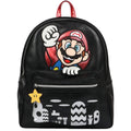 Black-Red-Silver - Front - Danielle Nicole Super Mario Knapsack