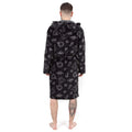 Gray-Black-White - Close up - Peaky Blinders Mens Bathrobe