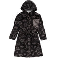 Gray-Black-White - Front - Peaky Blinders Mens Bathrobe