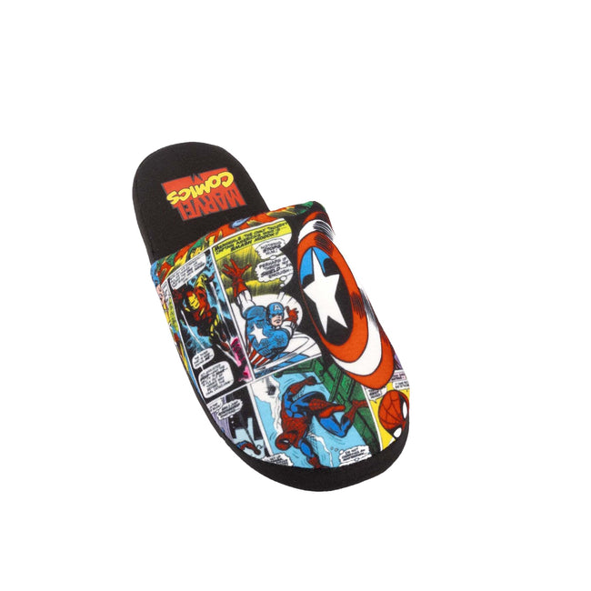 Multicolored - Front - Marvel Avengers Mens Slippers