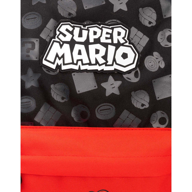 Black-Red - Lifestyle - Super Mario All-Over Print Knapsack