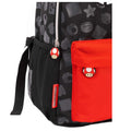 Black-Red - Close up - Super Mario All-Over Print Knapsack