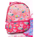 Pink-Blue - Side - Peppa Pig Girls Knapsack Set