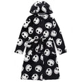 Black-White - Front - Nightmare Before Christmas Womens-Ladies Bathrobe