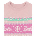 Pastel Pink - Back - Barbie Girls Fair Isle Sweater