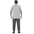 Light Grey-Dark Grey - Back - Minions Mens Pajama Set