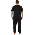 Black - Back - Star Wars: The Mandalorian Mens Grogu Long Pyjama Set
