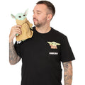 Black - Lifestyle - Star Wars: The Mandalorian Mens Grogu Long Pyjama Set