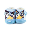 Blue - Back - Bluey Childrens-Kids 3D Ears Slippers